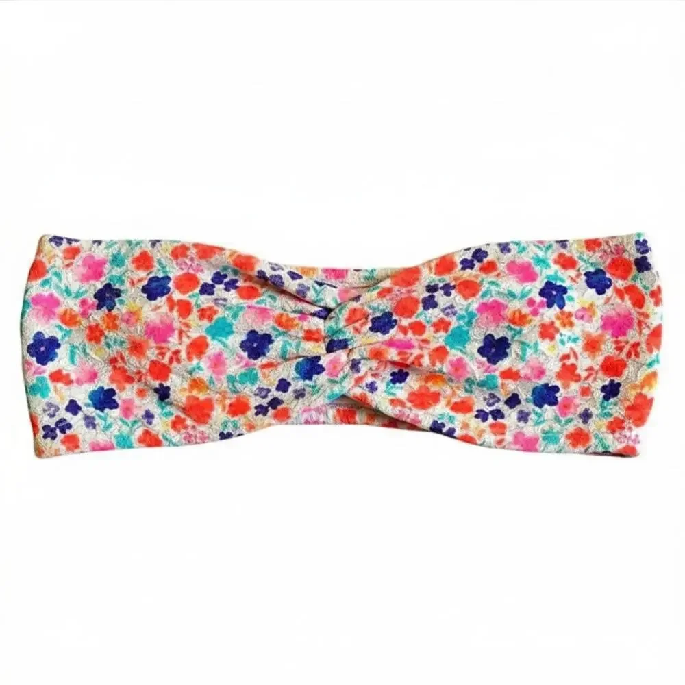 Victoria's Secret Pink Floral Lace Bandeau Bra, L